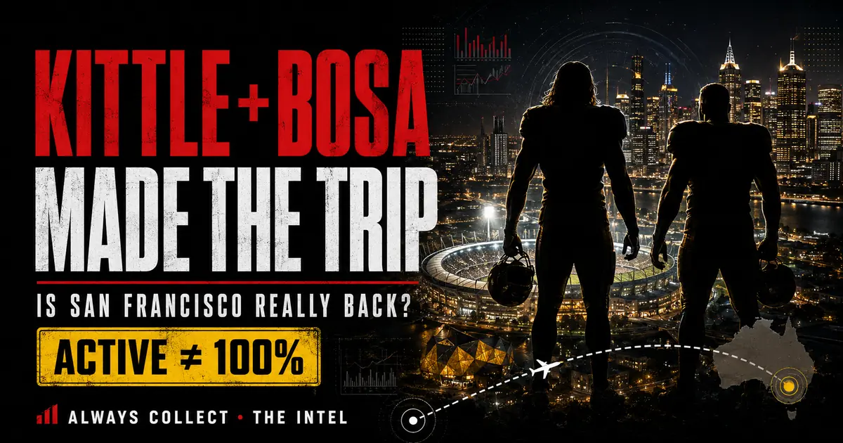 KITTLE AND BOSA MADE THE TRIP — IS SAN FRANCISCO REALLY BACK?